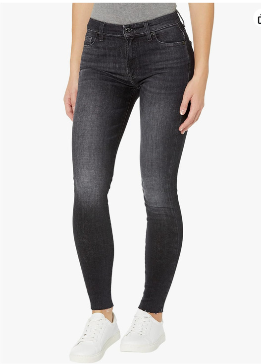 7 For All Mankind Denim - 7 FOR ALL MANKIND NWT High Waist Super Skinny Dark Jean in Savage // 24